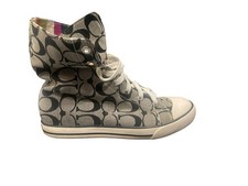 Coach Bonney High-top Sneakers Women's Black Size: 7.5M A1283
