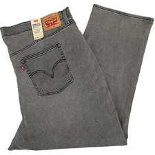 Levi's Ribcage Straight Ankle High Rise Jeans Cosmic Chatter Grey Plus 24W