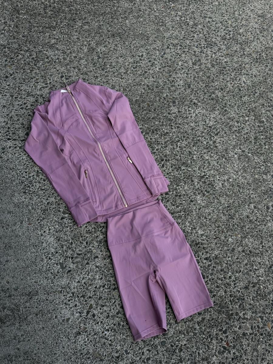 Lululemon Women's Tracksuit Set Zip-Up Jacket & Shorts Multiple