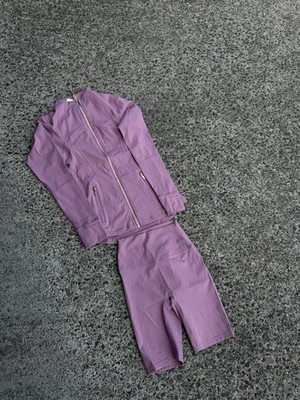 Lululemon Women's Tracksuit Set Zip-Up Jacket & Shorts Multiple