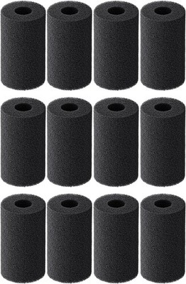 12 Pack Pre-Filter Sponge, Aquarium Filter Sponge 0.8'' Intake Sponge Foam Roll f
