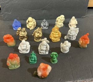 Miniature Buddha Collection (18 - Various Colors 
