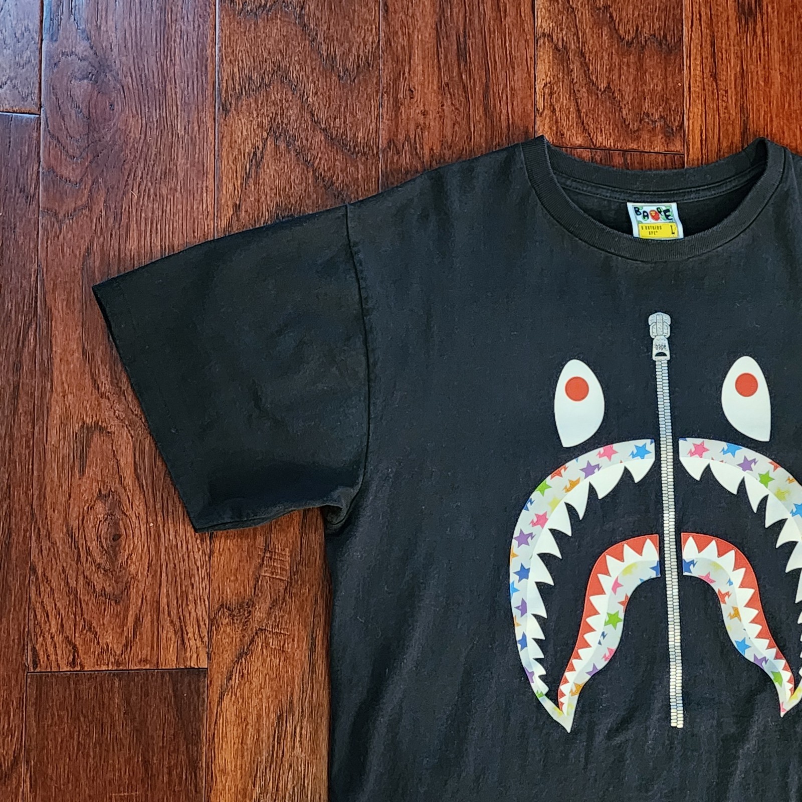 BAPE Bathing Ape Sta Pattern Multi Color Zipper S… - image 5