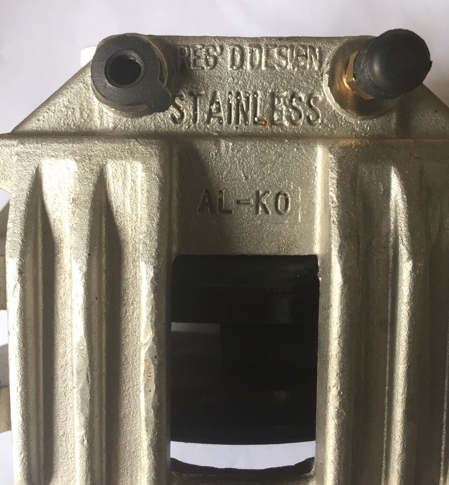 ALKO HYDRAULIC BRAKE CALIPERS STAINLESS STEEL x 1 PAIR INCLUDES