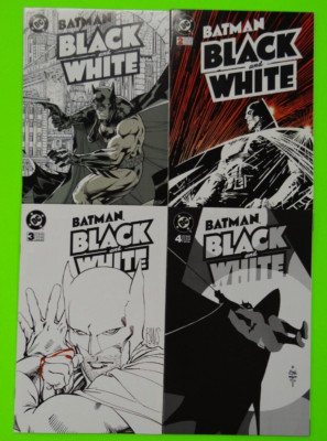 Batman: Black And White #1-4 In VF+ Or Better Condition 1996