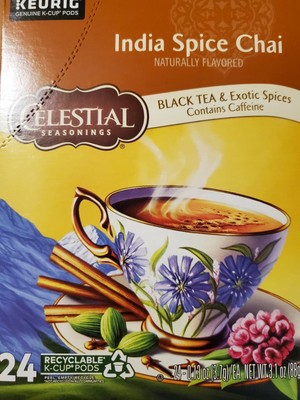 24 Celestial INDIA SPICE CHAI Black Tea 