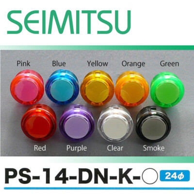 Boutons Seimitsu PS 14 DN K Arcade Push Button Vert Boutons Seimitsu PS 14 DN K Arcade Push Button Vert