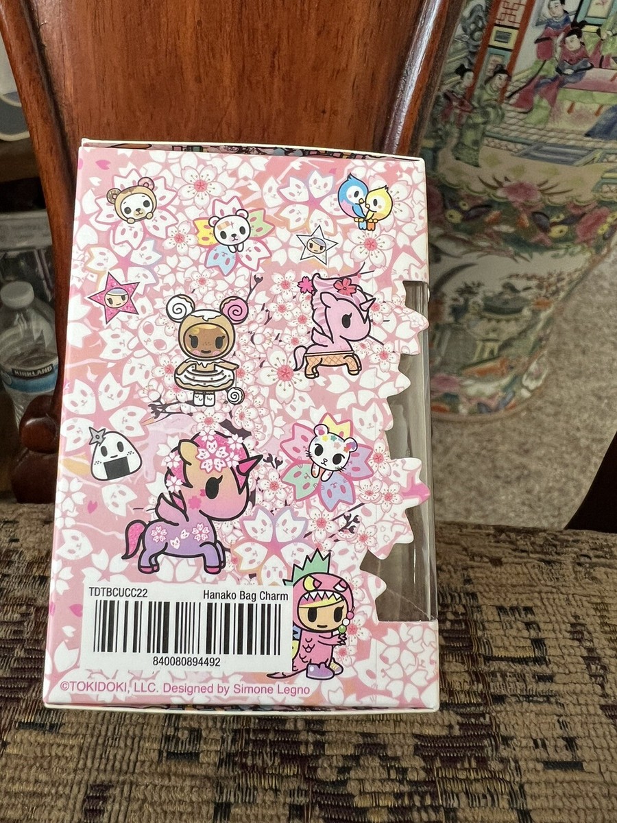 Tokidoki Unicorno Hanako Comicon Cherry Blossom Charm Keychain
