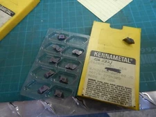 10 Kennametal 262024 R01 K68 Top Notch Carbide Grooving Inserts