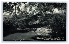 Paoli, IN Postcard-  RISE OF FAMOUS ROST RIVER NEAR PAOLI