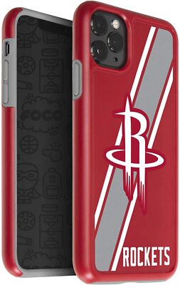 FOCO NBA Houston Rockets Dual Hybrid Case for iPhone 11 Pro, X & XS (5.8'')