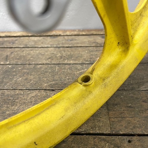 Troxel Trackmaster BMX Rear MagYellow Old School BMX Wheel Shimano MX OG 70s 20" - Picture 11 of 17