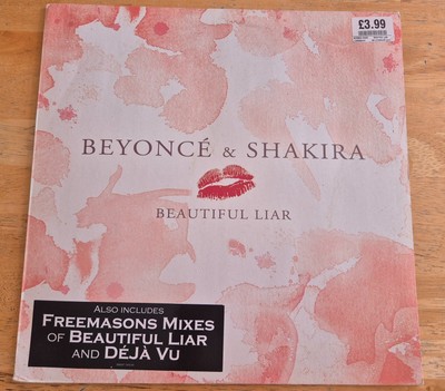 Beyoncé & Shakira    Beautiful Liar - 12'' Vinyl Single 2007