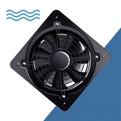 YU　② Utilitech 24-in 120-Volt 2-Speed High Velocity Indoor Black