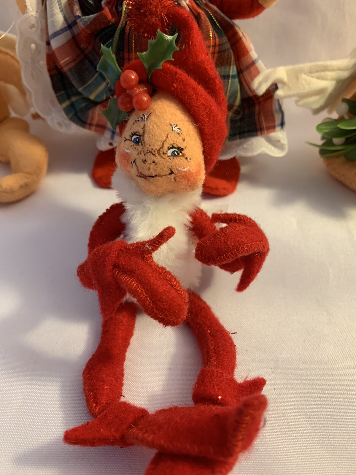 Vintage Annalee Christmas Dolls lot Angels 1961 Mrs Claus 1963 Elf 2003