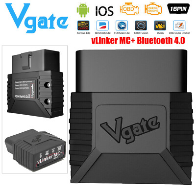 Vgate vLinker MC+ELM327 V2.3 OBD2 Auto Diagnosegerät Bimmercode für Android IOS