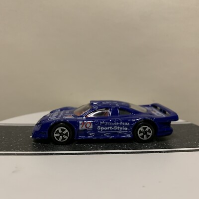 Majorette #232 Mercedes-Benz CLK GTR Le Mans Car Dark Blue 1:63 As