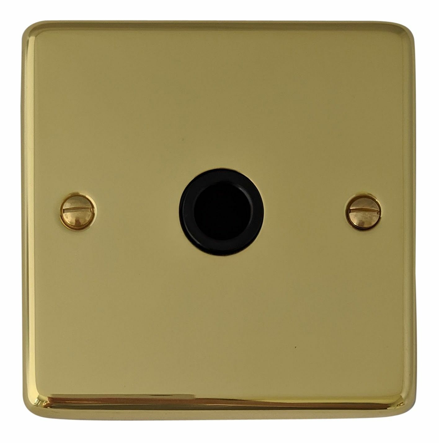 G&H CB79B Standard Plate Polished Brass 1 Gang Flex Outlet Plate