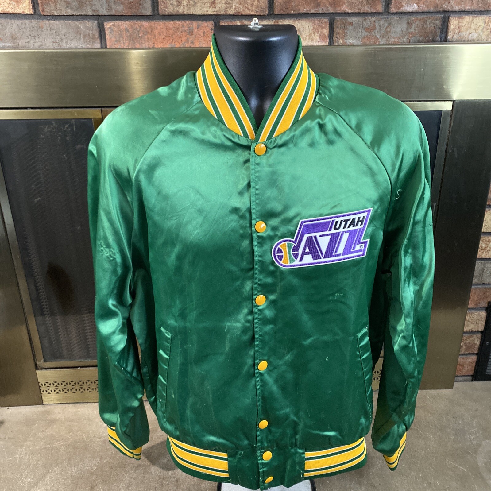 Vintage Utah Jazz NBA Basketball Satin 