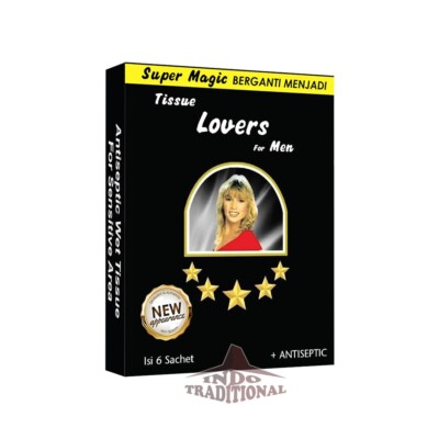 10 Boxes Tissue Super Magic Lovers for Men Antiseptic Wipes Delay Ejaculation