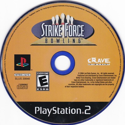 Strike Force Bowling (Sony PlayStation 2, 2004) **DISC ONLY**