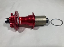 Novatec D792SB-A4A-11S-X12 (142x12mm) Red W/1.5mm washer 32 Hole Rear MTB Hub Di