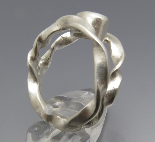 REIF-DESIGN - ANTIK STYLE TOPAS RING - AUS EIGENER GOLDSCHMIEDE - 999 FEINSILBER - Bild 3 von 7