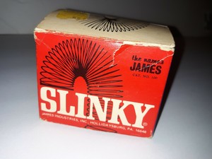 vintage slinky in box