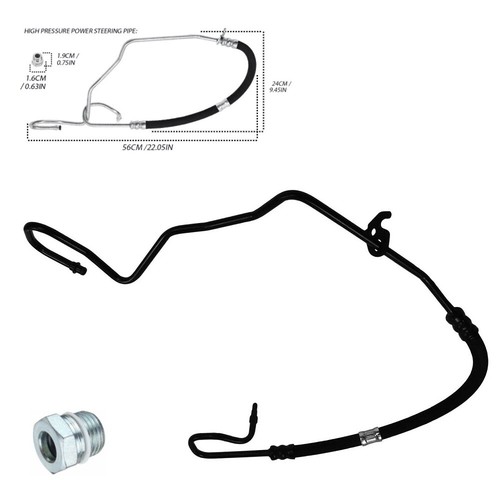 FOR FORD TRANSIT MK7 2.2 FWD HIGH & LOW POWER STEERING HOSES PIPES & NUT 2006-14 - Picture 4 of 19