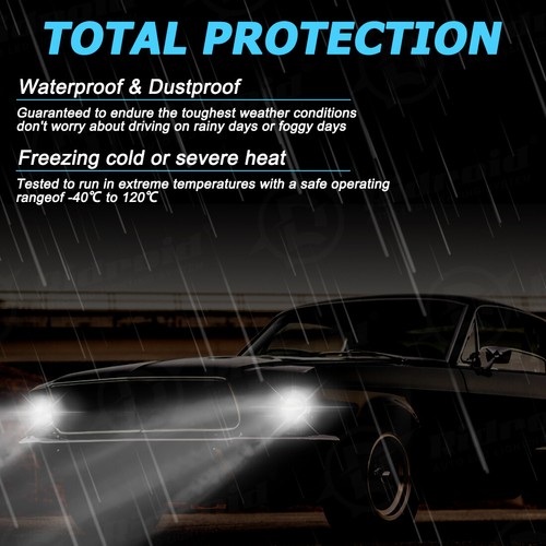 For 1967-1972 Chevy C10 Pair 7 inch LED Headlights Round DOT Approved Hi/Lo Lamp - Picture 11 of 18
