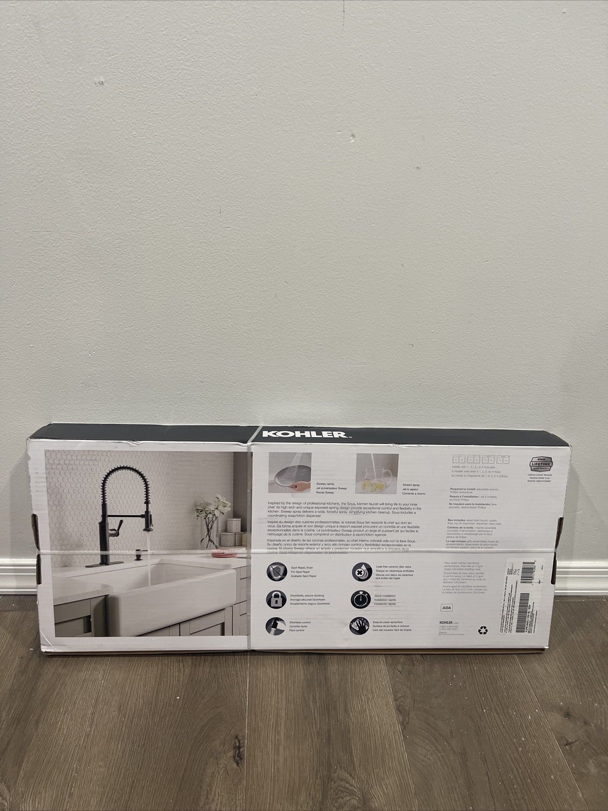 Kohler Sous Pro R10651-SD-BL Kitchen Sink With matte Black Finish 