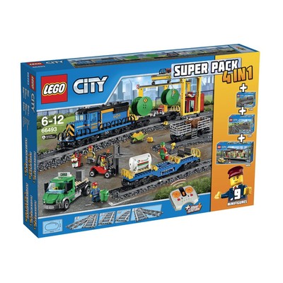 LEGO® City 66493 City 4in1 Güterzug Superpack NEU NEW 60052 60050