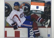 MATHIEU SCHNEIDER  8 X 10  AUTOGRAPHED PHOTO w/COA