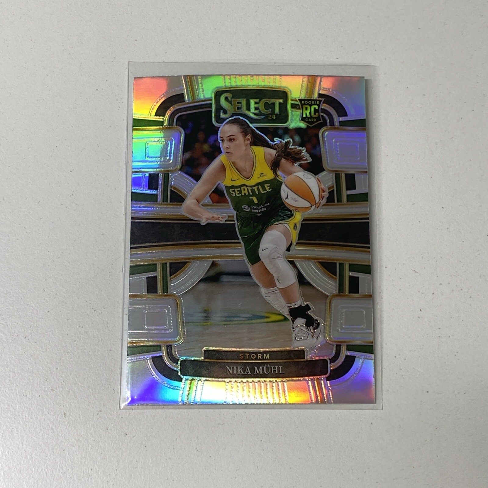 2024 Panini Select WNBA Concourse Silver Prizm #27 Nika Muhl RC Storm