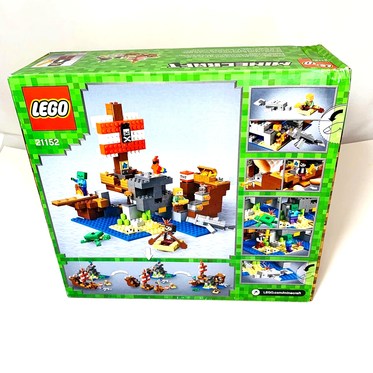 Lego minecraft the pirate ship adventure 21152 building kit sale