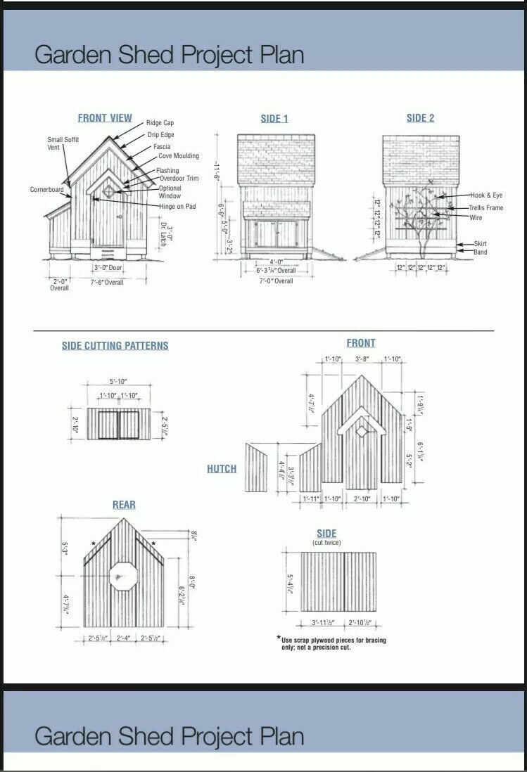 200+ Plans For Garden Furniture, Sheds, And More PDF Sent To You eBay