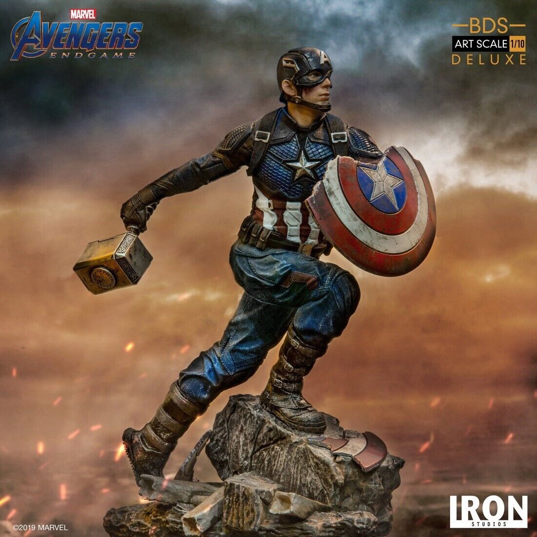 確認事項有 iron studios captain america 1/10 Iron Studios Avengers: Endgame Captain America Deluxe BDS Art 1/10