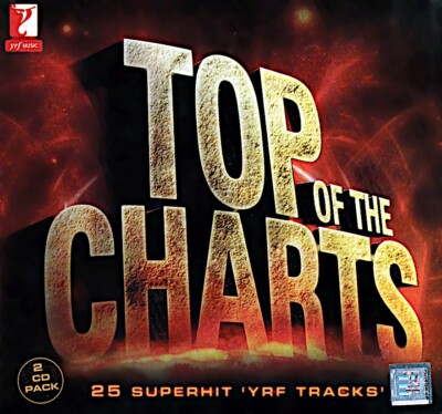 Top Of The Chart. 25 Superhit YRF Tracks. Originale Ware. 2-CD-Pack