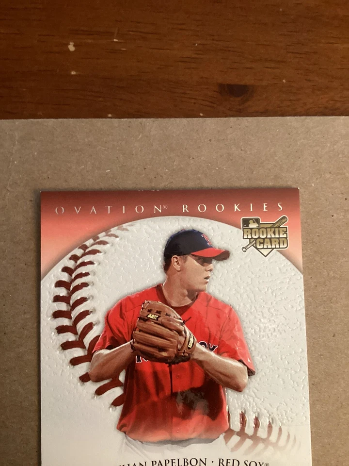 🔥🔥2006 Upper Deck Ovation #87 Jonathan Papelbon Rc  738/999 - Image 2 of 4