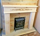 SPECIAL PINE CHUNKY FIRE SURROUND MANTLE FIREPLACE free postage