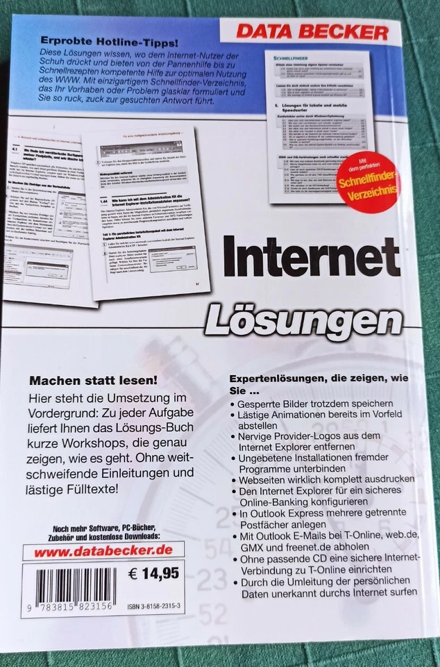 Internet Lösungen,Explorer,suchen und sofort Finden,Step by Step,Data Becker - Bild 2 von 4