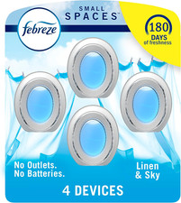Small Spaces Air Freshener, Odor-Fighting, Plug in Alternative, Air Freshener...