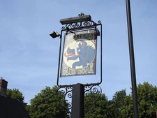 Photo Pub 6x4 The sign of the Blue Boar public house  c2019