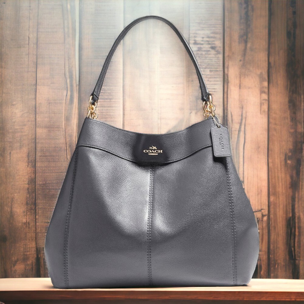 Coach Outlet Coach Pebble Leather Lexy Shoulder Bag Handbag Coach