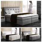 Bett mit Matratze H3, DIEGO Boxspringbett mit Bettkasten Doppelbett Kunstleder
