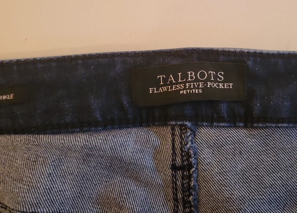 Talbots Womens Jeans Flawed Pocket Slim Ankle Jeans 12 Petite - Image 4 of 4