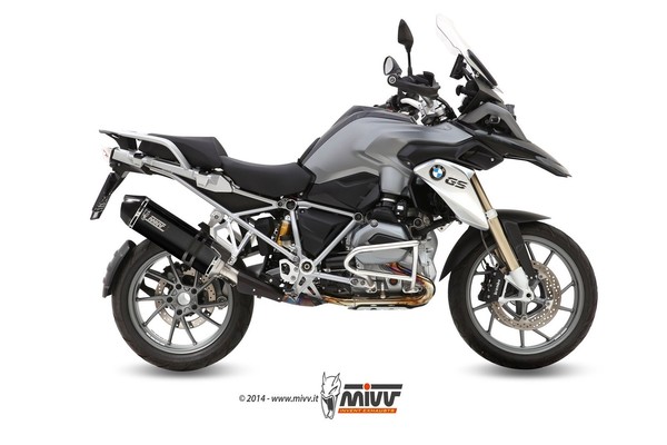 Auspuff Zugelassen Mivv Speed Edge Edelstahl Schwarz BMW R 1200 GS /...-image