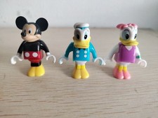 Lot of 3pcs BRIO Disney Mickey Mouse Donald Daisy Duck Couple Mini Figures