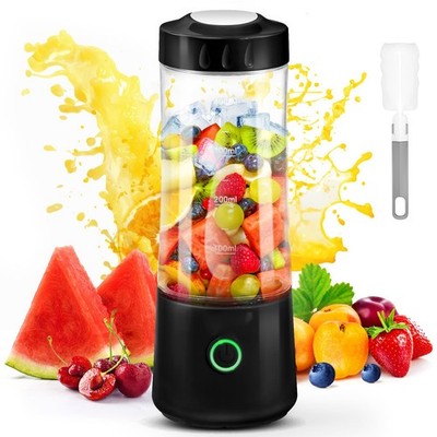 Akku Smoothie Mixer USB Tragbarer Elektrisch Maker 400ML Mini Standmixer Blender