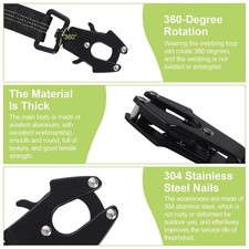 Practical Quick Release Frog Pet Buckle 360 Swivel Clip for Dog Leash Collar